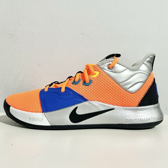 Nike x NASA PG 3 “Armstrong Building 703” Men’s Size 12 Orange Basketball Shoes main image 7
